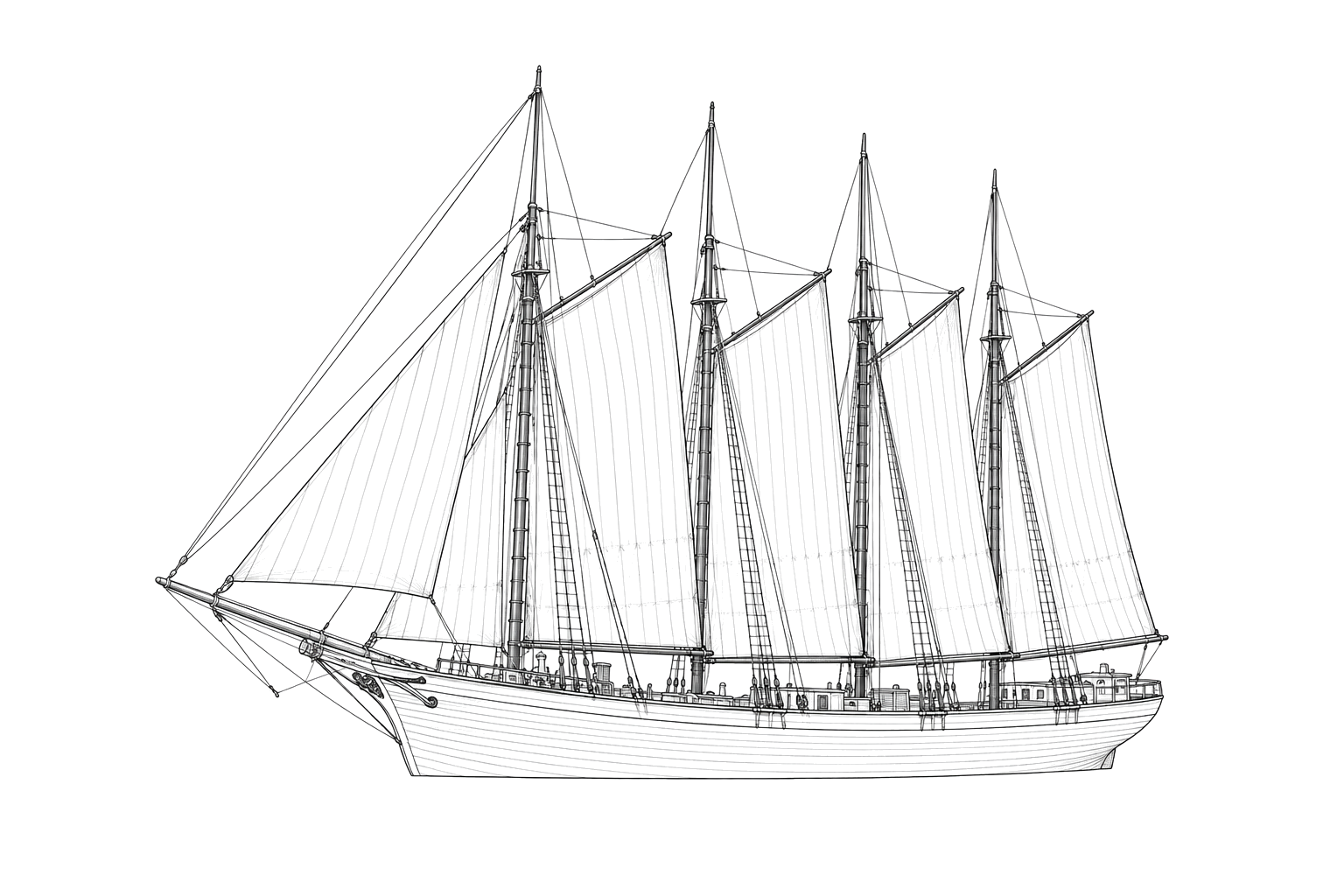 Engraved line drawing of the Singleton Palmer